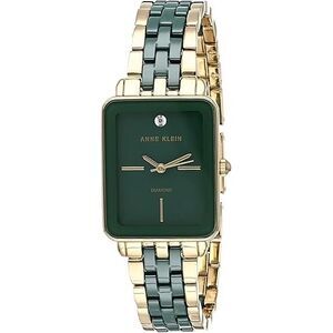 Anne Klein Genuine Diamond Dial Ceramic Ladies Watch